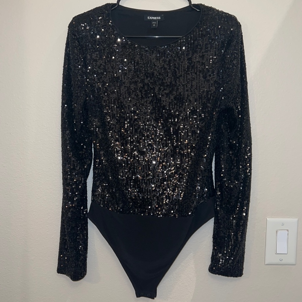 Express Sequin Bodysuit